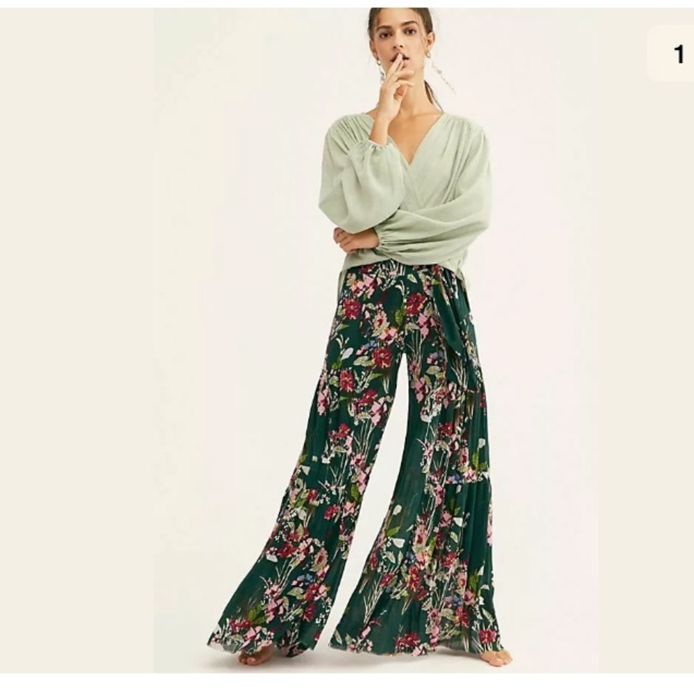 NWOT Free People FP One Aloha Palazzo Pants
